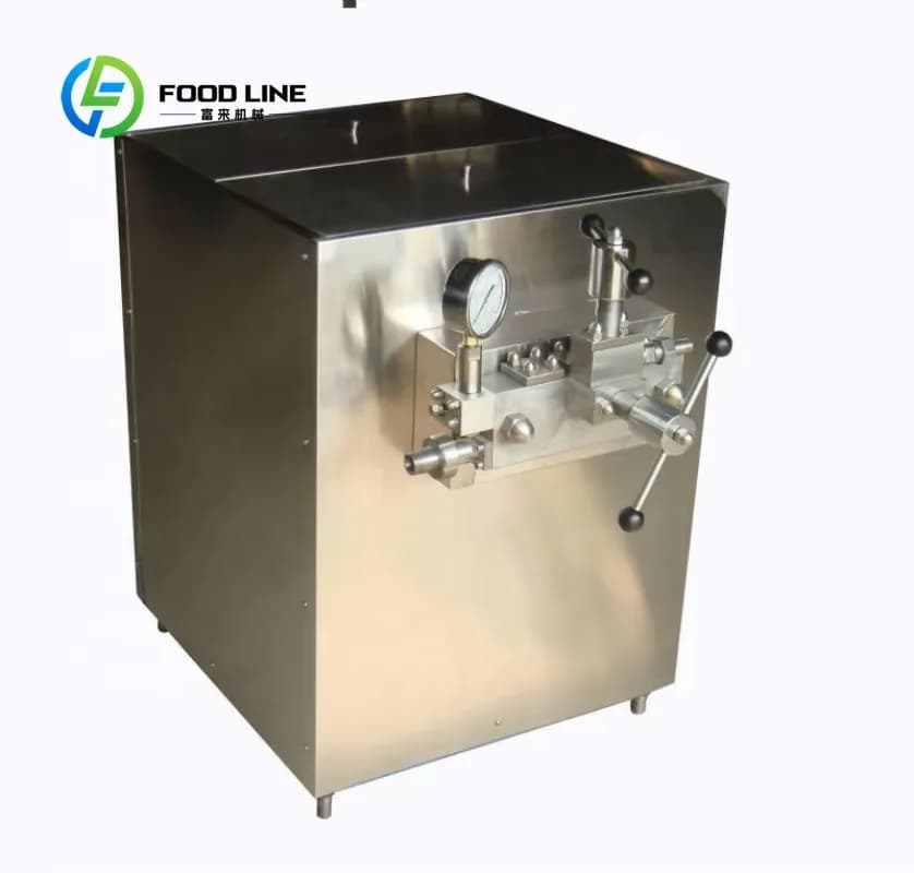Machine à homogénéiser les milk-shakes de haute qualité personnalisée 500L/H Équipement de transform