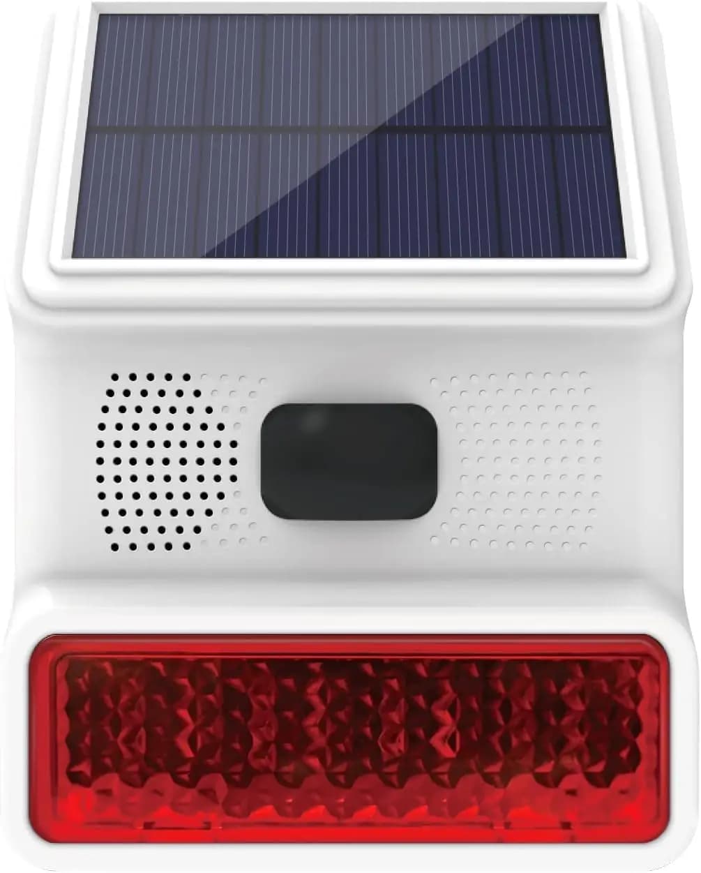 Sirène d'alarme 433 MHz sirène extérieure sans fil sirène extérieure solaire avec fonction de lumièr