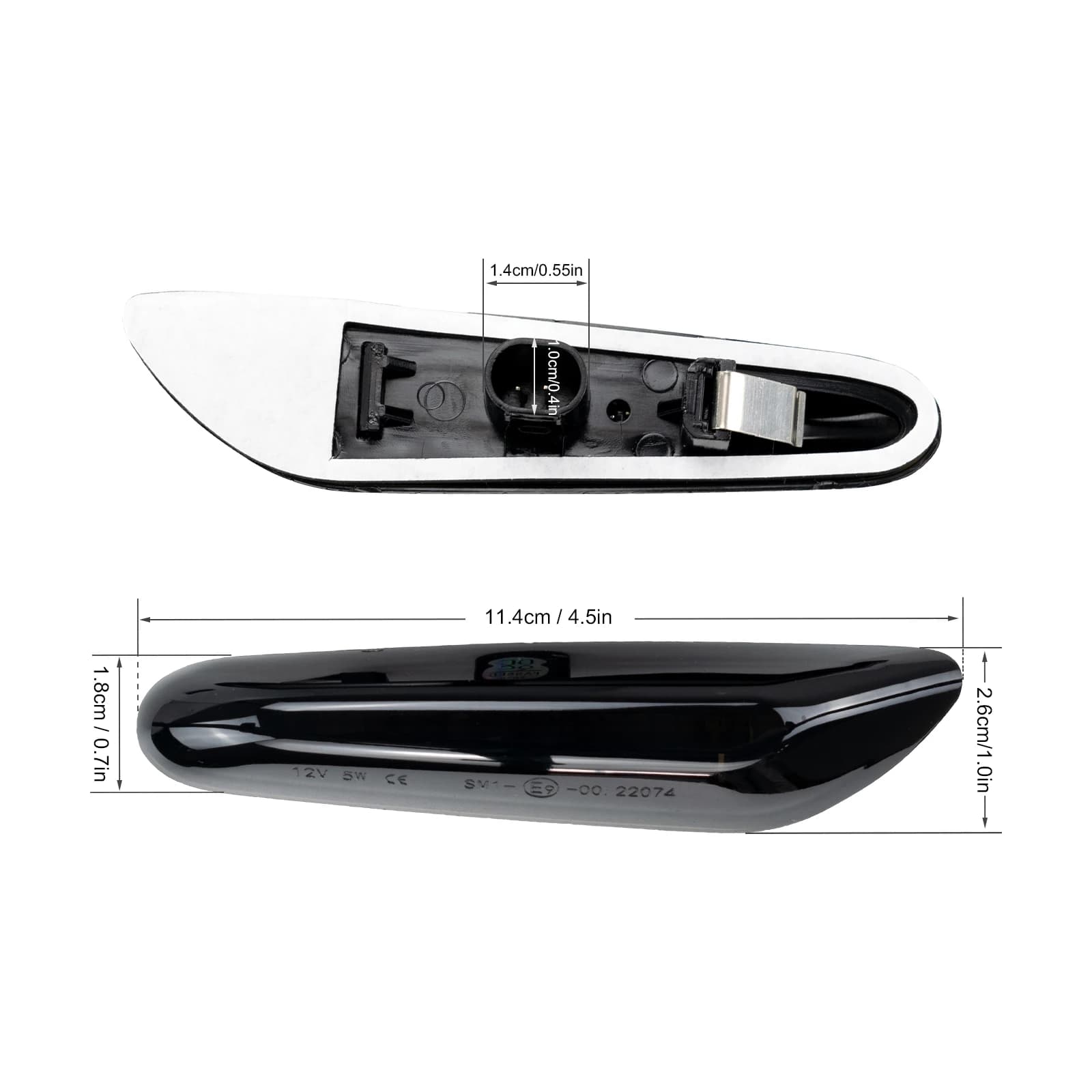 Clignotant latéral dynamique à LED pour BMW, clignotant séquentiel, feu de position, E90, E91, E92,