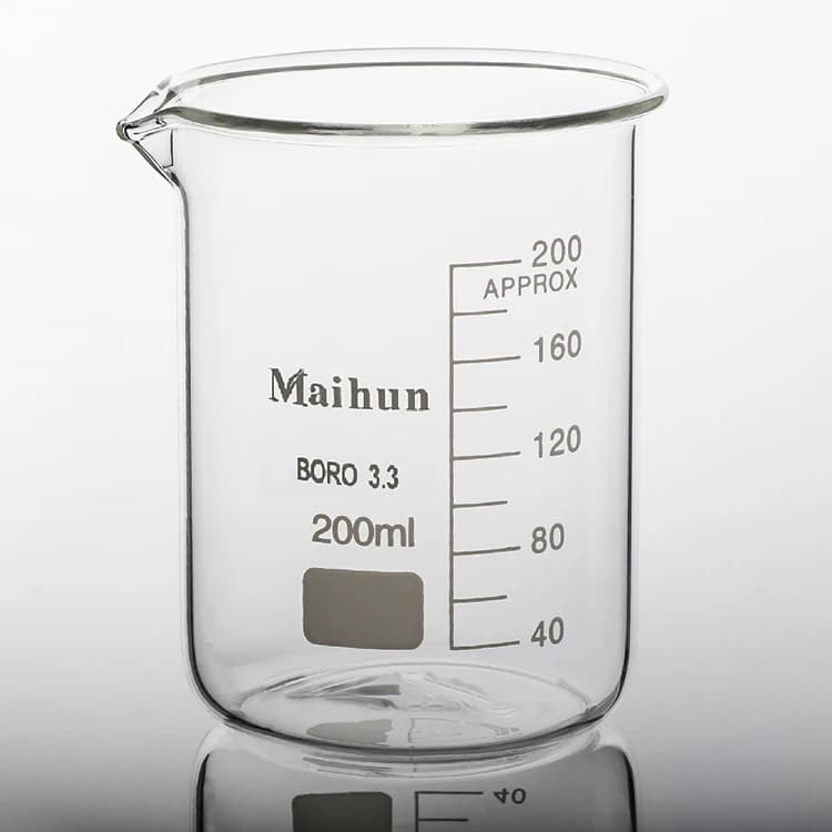 Bécher de laboratoire de bécher portatif en verre de bécher de 10L