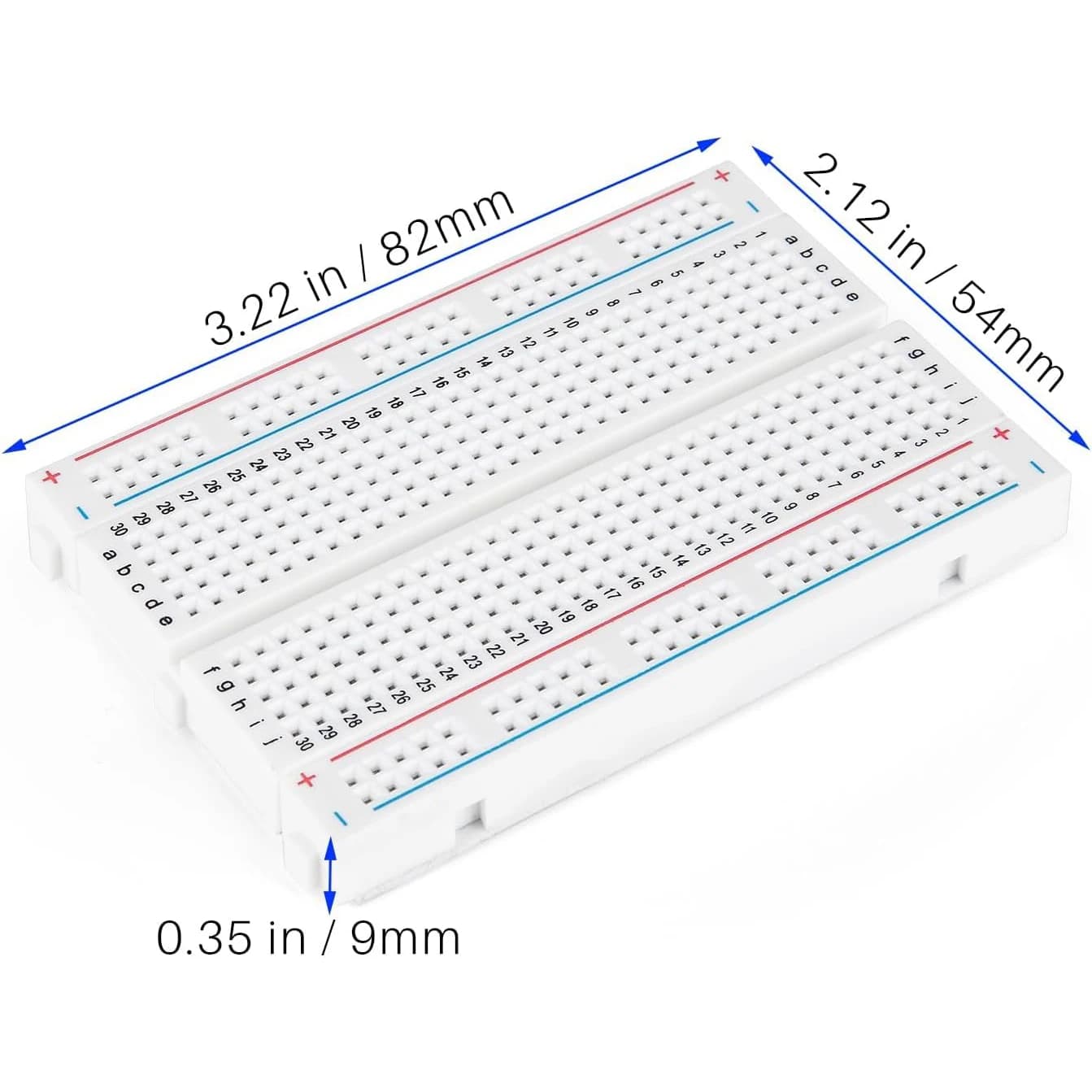 Kit de planche à pain 400 points, sans soudure, pour projet Arduino, petite planche à pain, Circuits