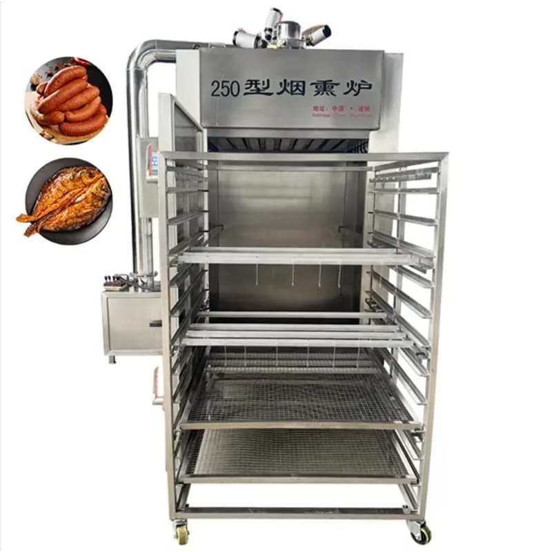 Four à fumoir personnalisé à haute efficacité, multifonctionnel, pour fumer, cuisson, séchage, cuiss