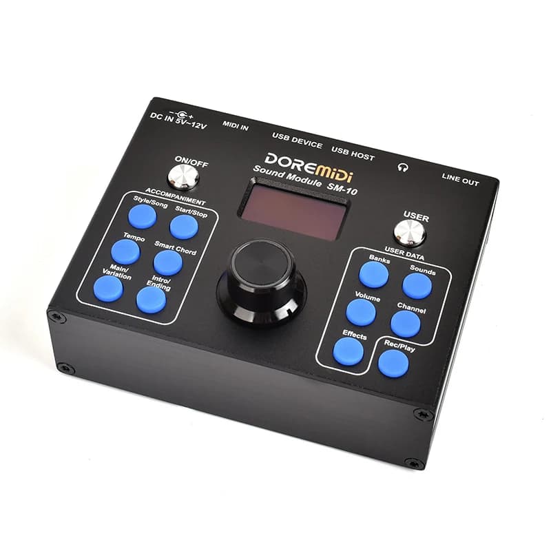 DOREMiDi Module de son MIDI et accompagnement automatique (SM-10) Boîte de source sonore d' accompag