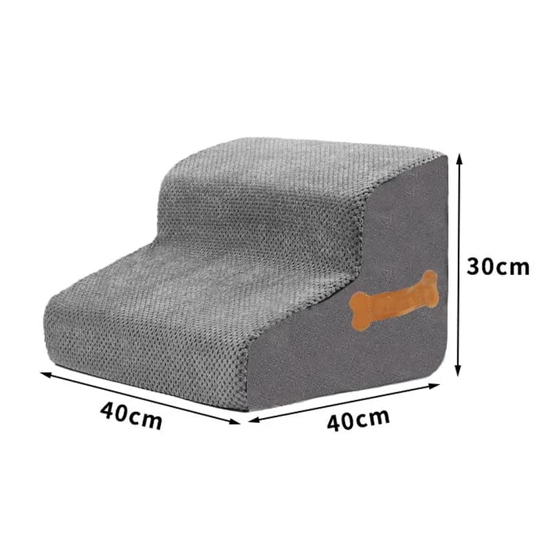 Rampe d'escalier pour chiens et animaux de compagnie avec poignée en forme d'os, pour chiots, à plac