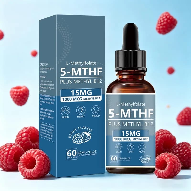 Offre Spéciale : Gouttes Liquides de 5-Méthyltétrahydrofolate à Absorption Élevée – Soutien Actif au