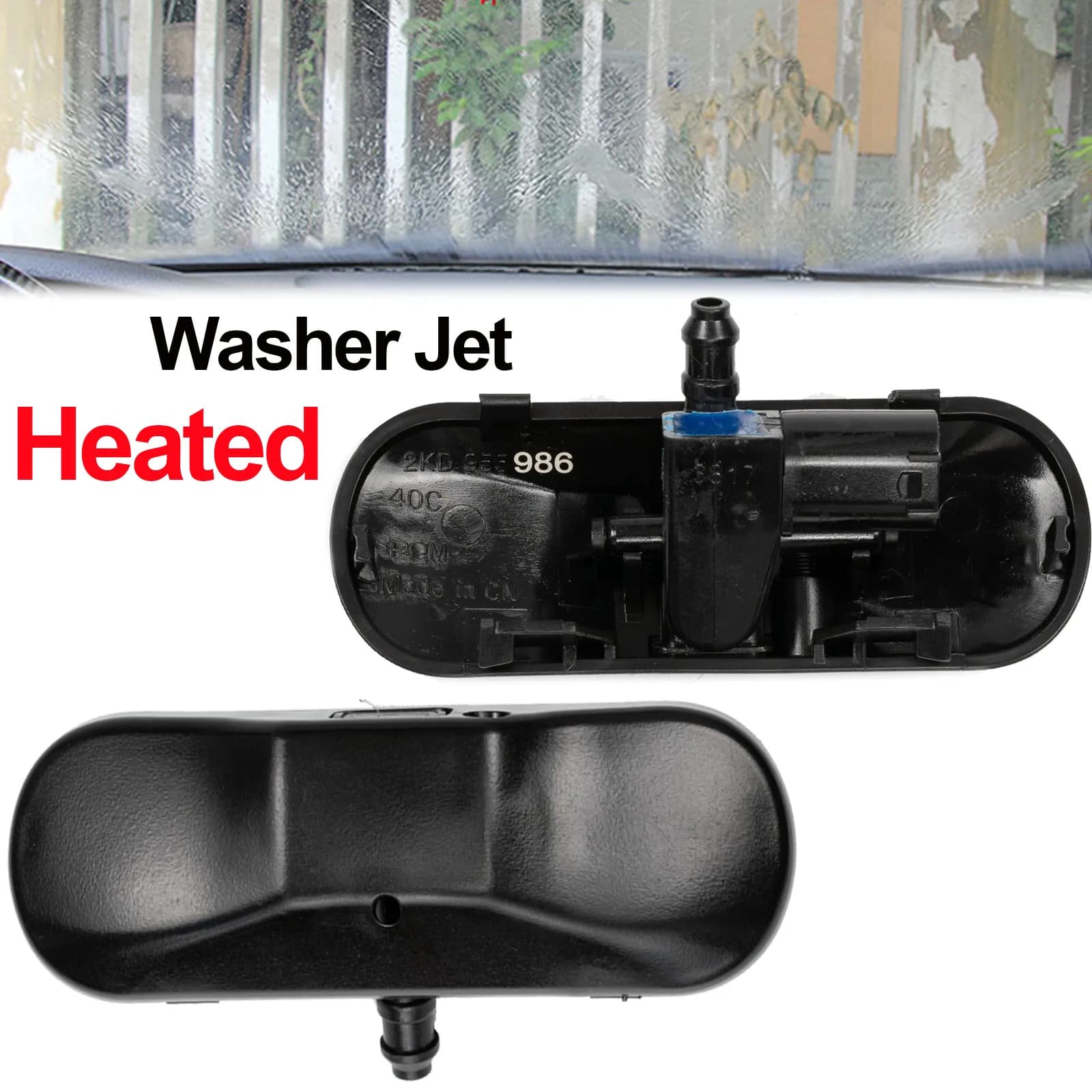 Xukey X2 buses de lavage de pare-brise avant de voiture, Jet chauffé pour Audi TT A1 8X A4 B8 Q3 Q5
