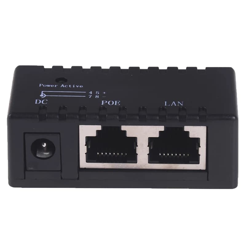 Mathiateur d'injecteur PoE passif, Power Over Ethernet, Gigabit, 10 Mbps, 100 Mbps, 12-52V, Adaptate