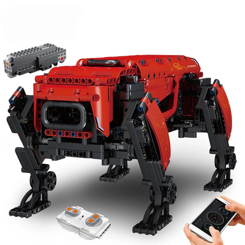 Robot technique jouets la dynamique Boston motorisée RC grand chien modèle AlphaDog blocs de constru
