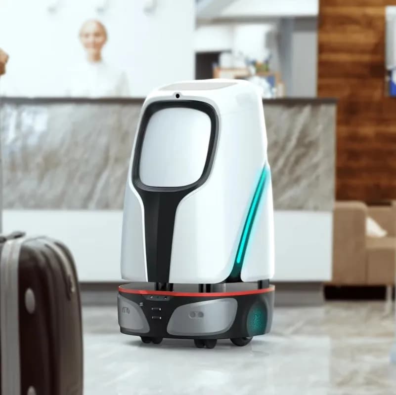 Robot de livraison personnalisé pour hôtel, robots serveurs avec contrôle automatique des ascenseurs