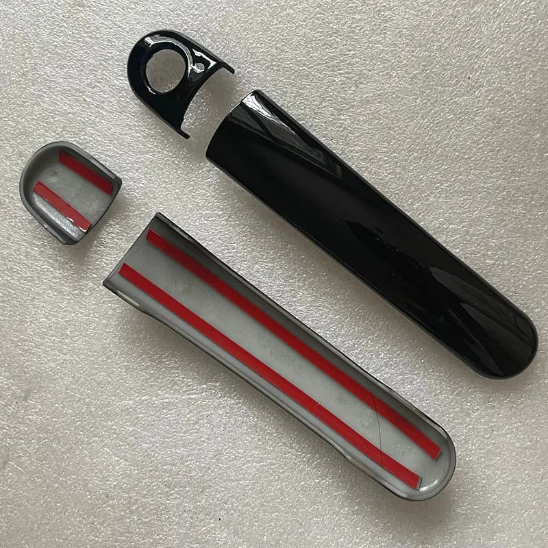 Couvercle de poignée de porte noir brillant pour Audi TT 8j 8n MK1 MK2 RS, accessoires en plastique
