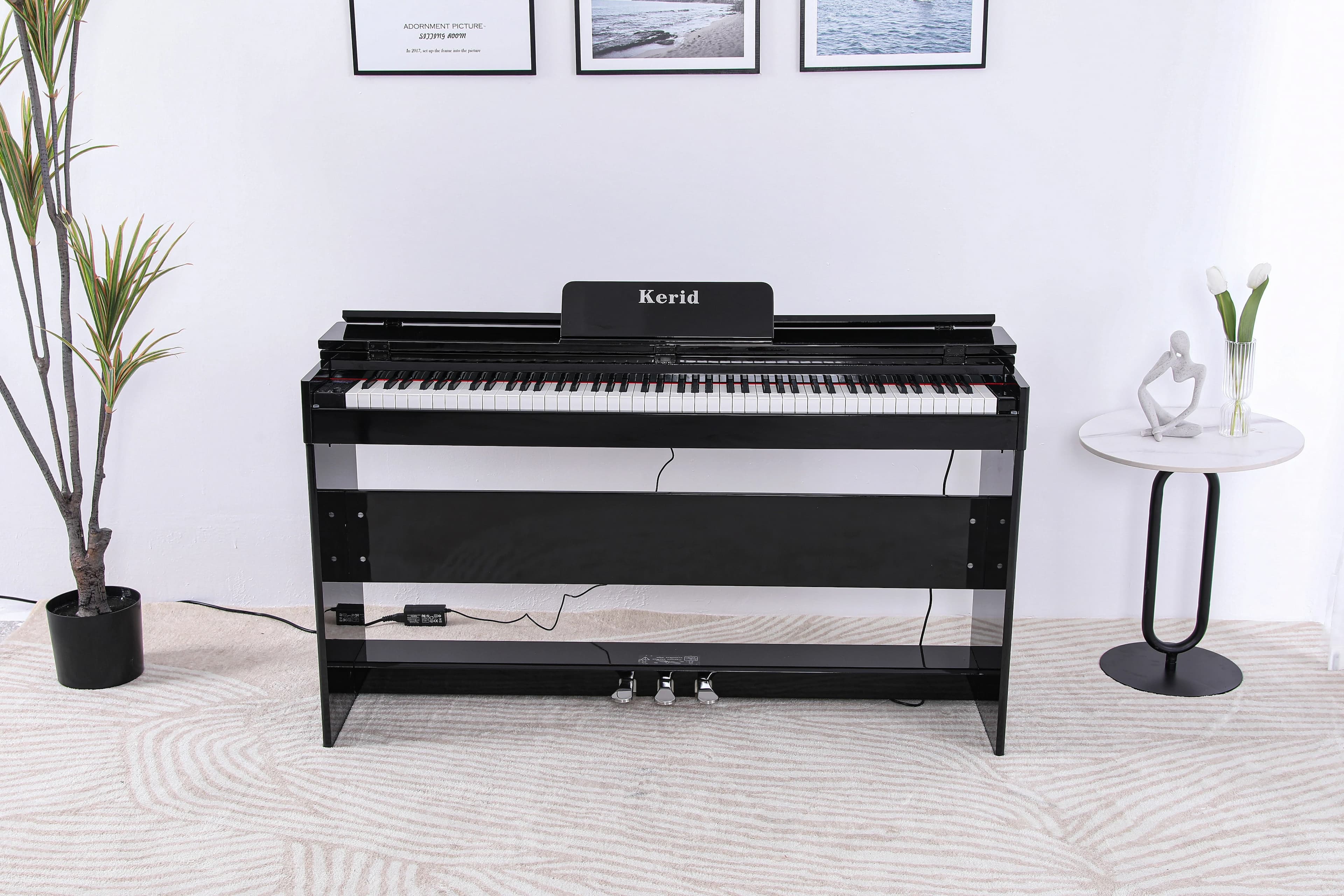 Piano numérique électrique de marque Same Brand P-125-128, clavier professionnel électronique 88 tou