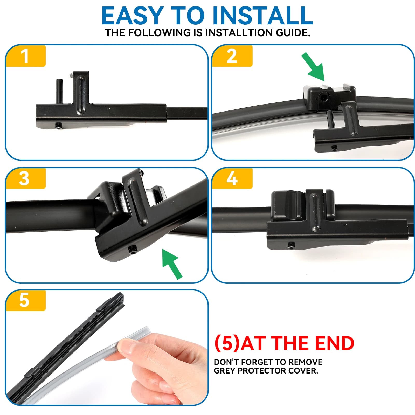 Erick's Wiper-Essuie-glace avant LHD pour Skoda Octavia, 1Z A5 2004-2013, pare-brise, nettoyage des