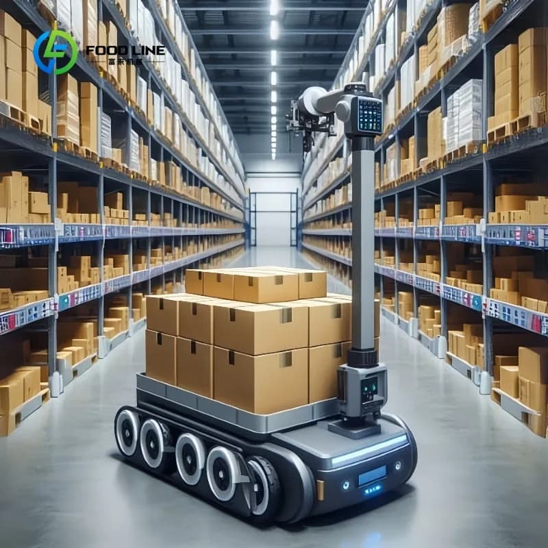 Robots logistiques personnalisés AGV pour entrepôt d'usine, robots de levage à bras articulé, robots