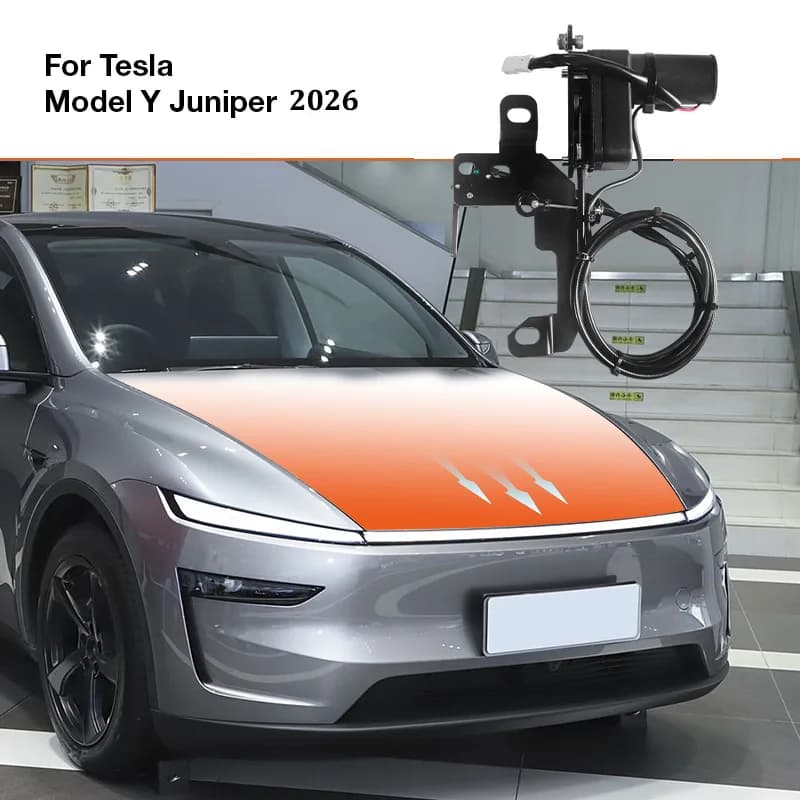Pour Tesla Model Y 2025 2026 Aspiration Électrique Fermeture Douce Coffre Avant Électrique Capot Aut