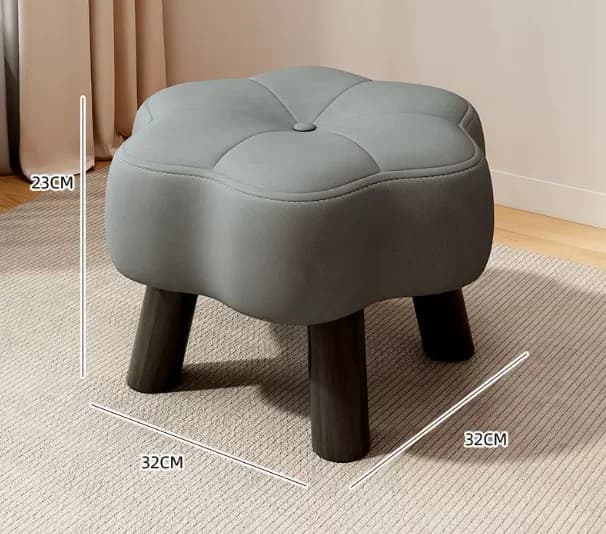 Chaise de bar moderne en bois massif, style nordique, avec dossier réglable, chaise de bar en bois m