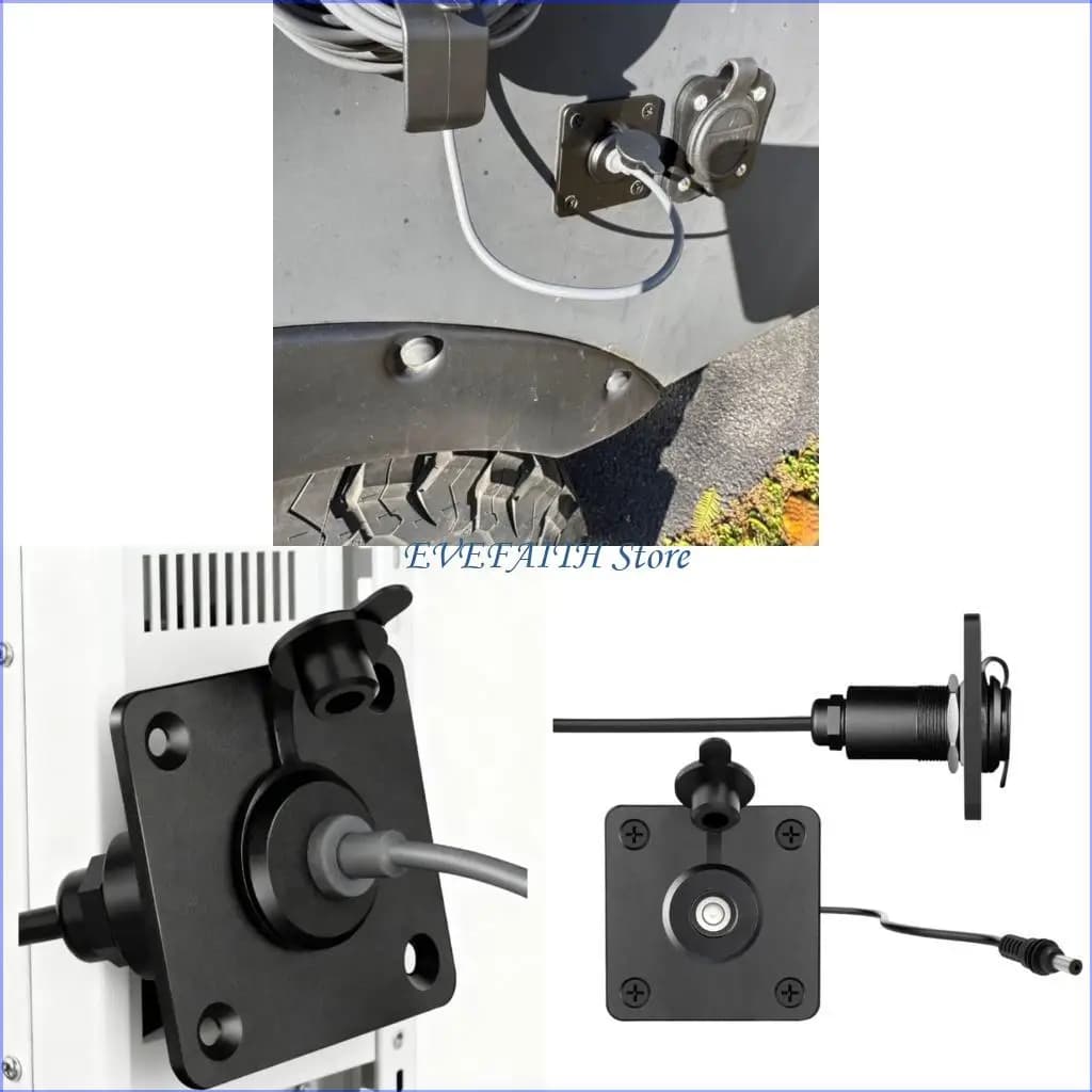Prise courant en métal solide 124B, IP67, prise véhicule extérieure pour Satellite Mini, adaptée aux