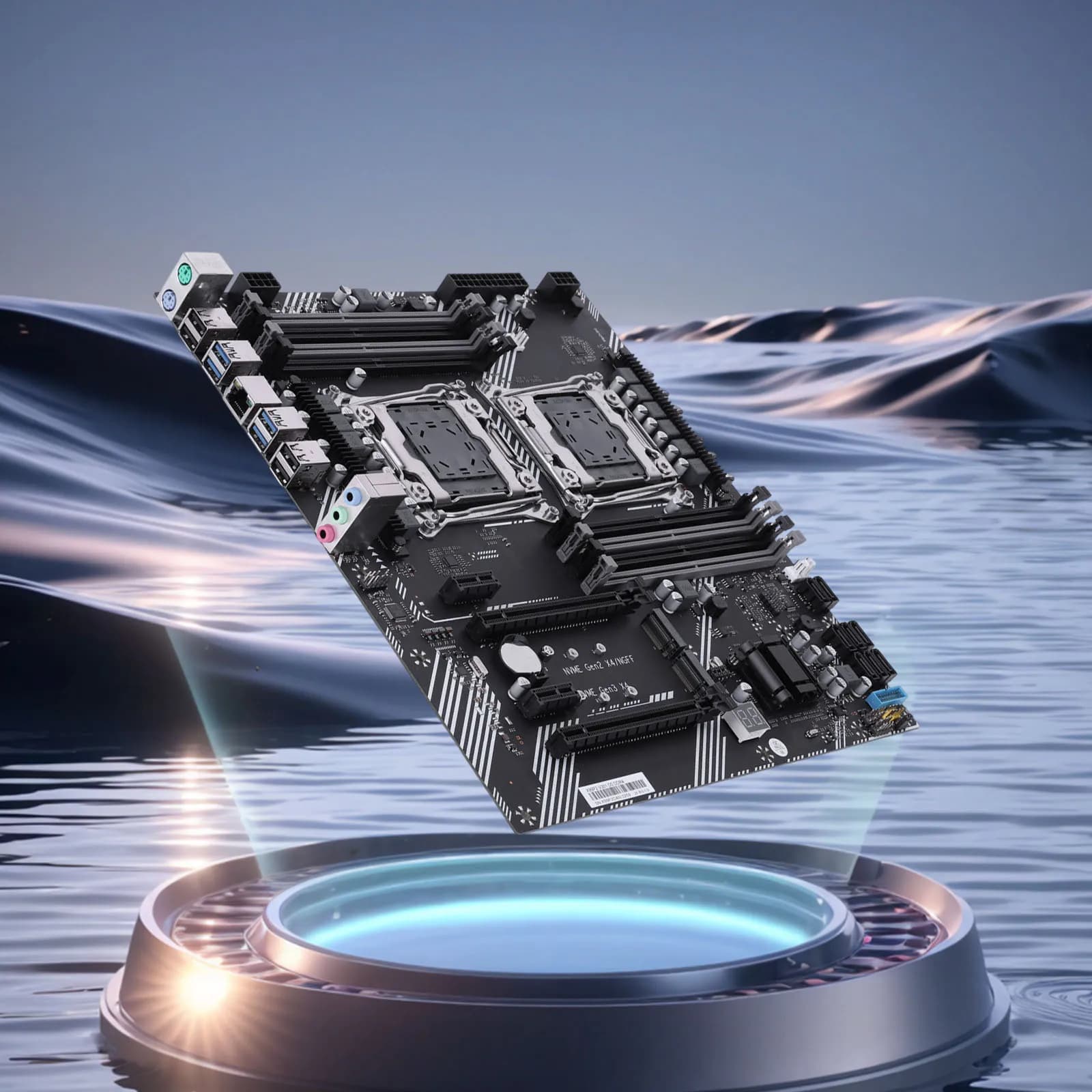 Carte mère fiable prenant en charge deux processeurs Intel, mémoire DDR4, 8 ports SATA, prise en cha