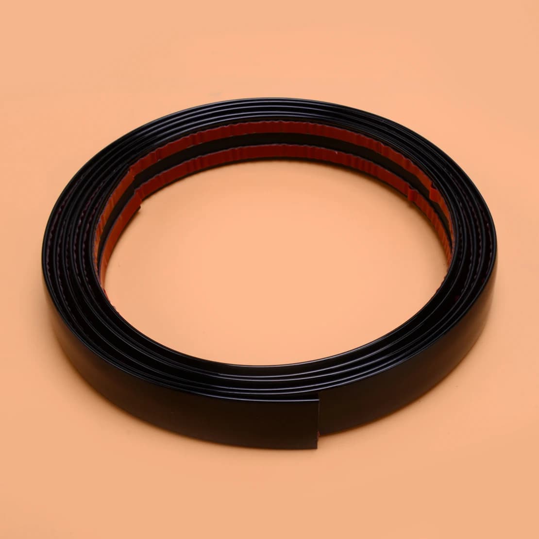 Bande de moulage de garniture de toit de voiture flexible, universelle, plate, noire, PVC, longueur