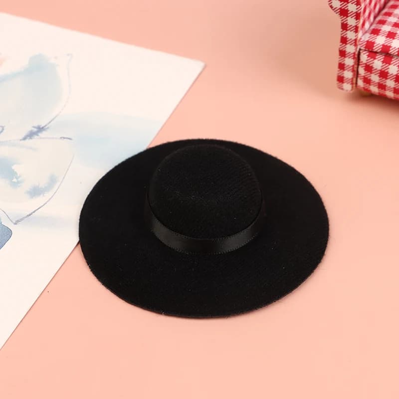 Maison de poupée créative, Mini chapeau haut-de-forme, chapeau artisanal, accessoires pour vêtements