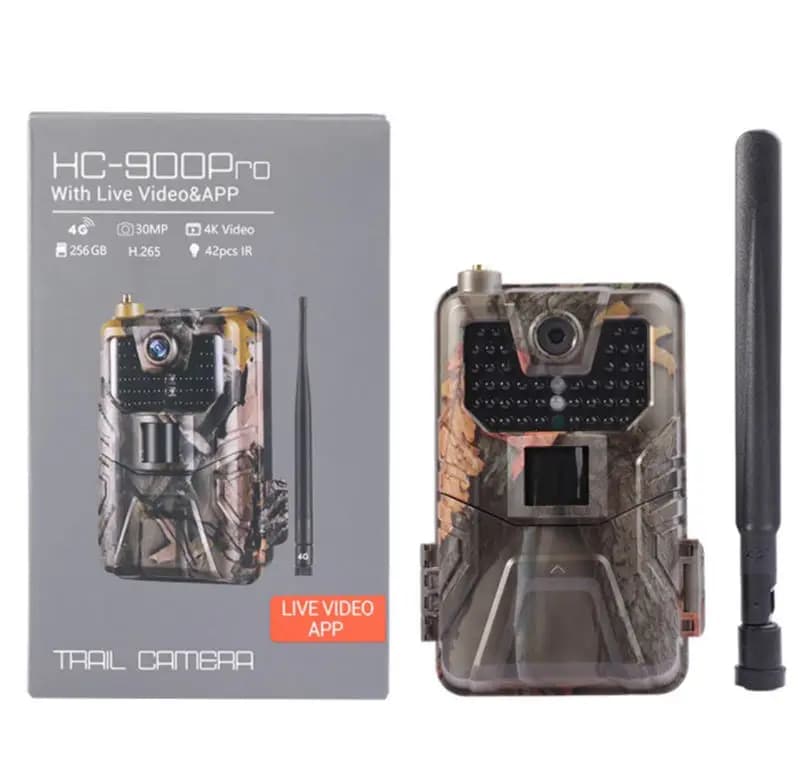 Suntek HC900PRO 4K 30MP 4G Cloud Trail Camera pièges photos avec contrôle par application vidéo en d