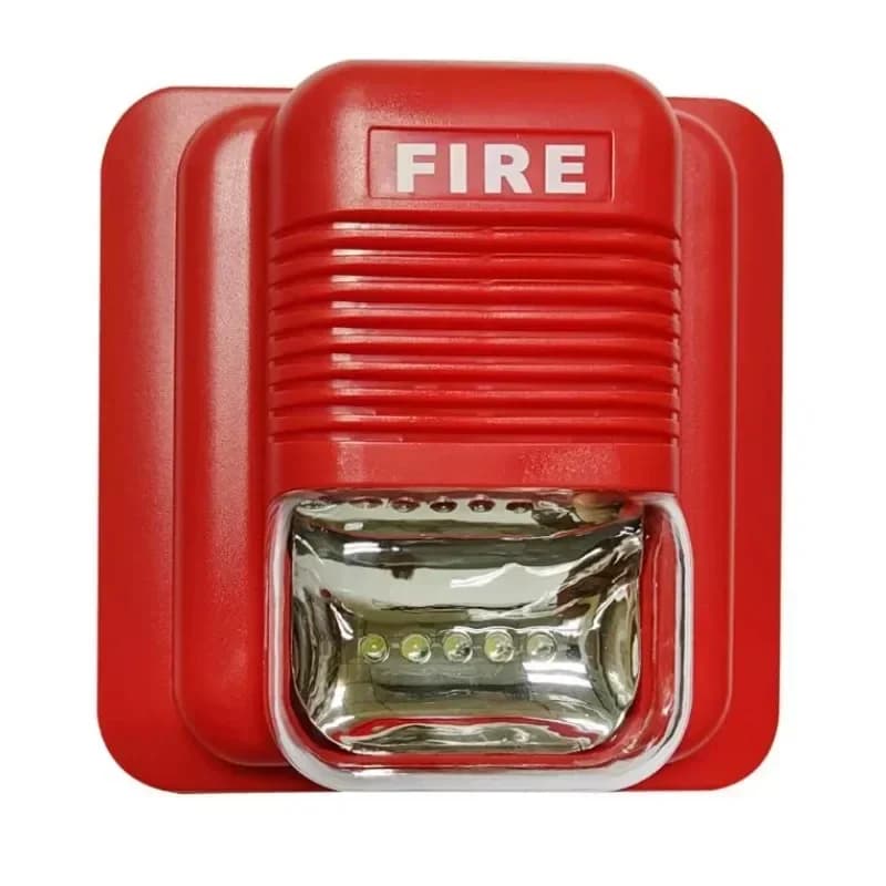 Alarme incendie iode DC 12V, sirène stroboscopique, son et stroboscope, système de sécurité pour la