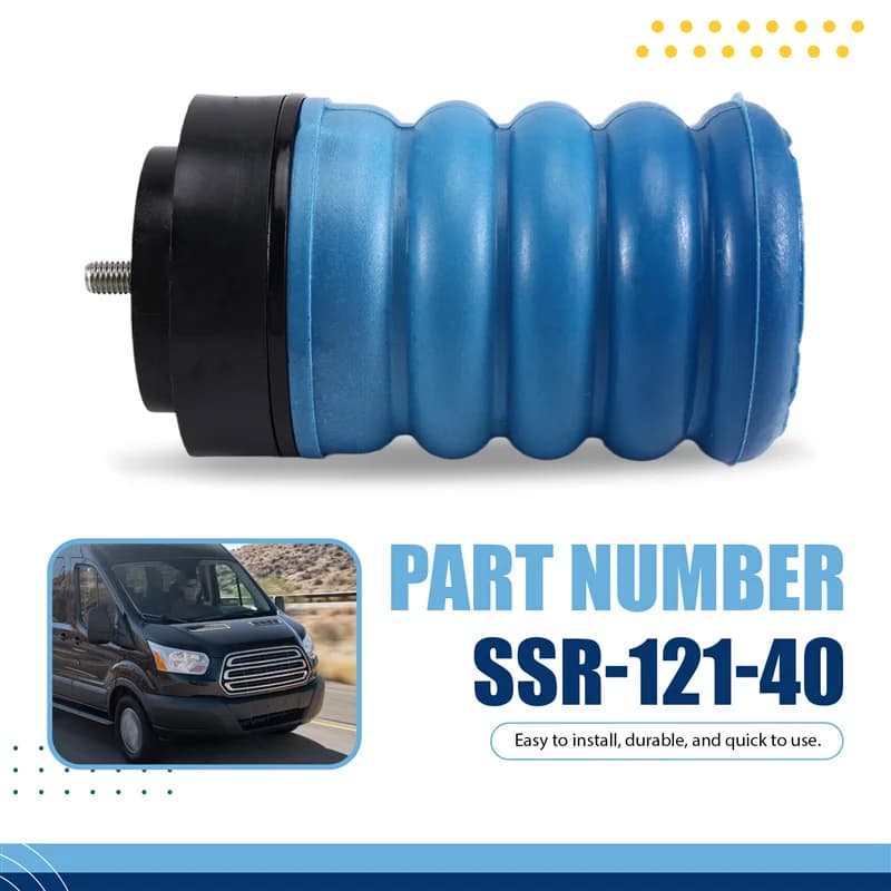 Kit de ressorts d'aide de Suspension pneumatique arrière SSR-121-40 2 pièces pour Ford Transit-150 T