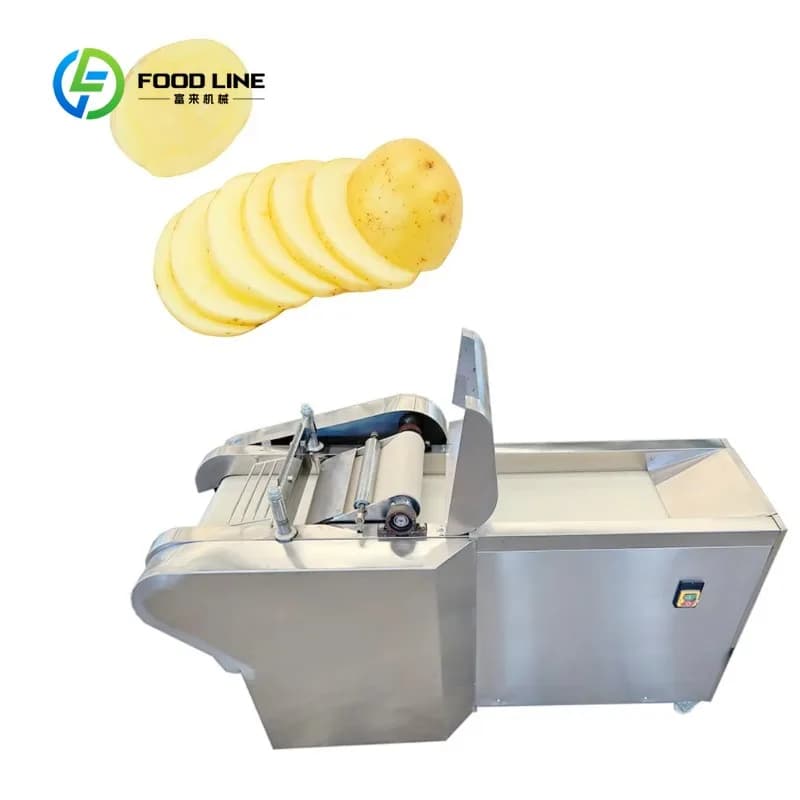 Machine électrique commerciale entièrement automatique personnalisée pour couper les fruits et légum