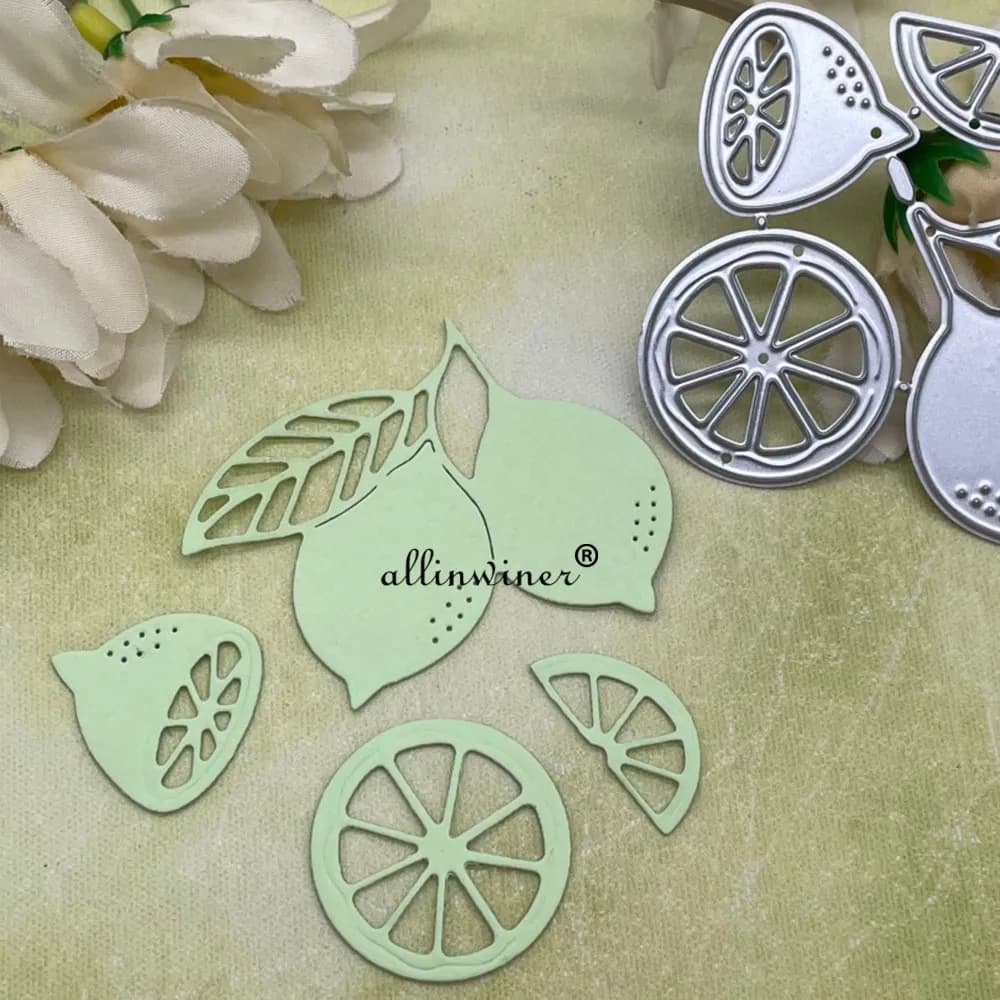 Nouvelle découpeuse à motifs en métal pour loisirs créatifs, décoration citron, pour scrapbooking, c