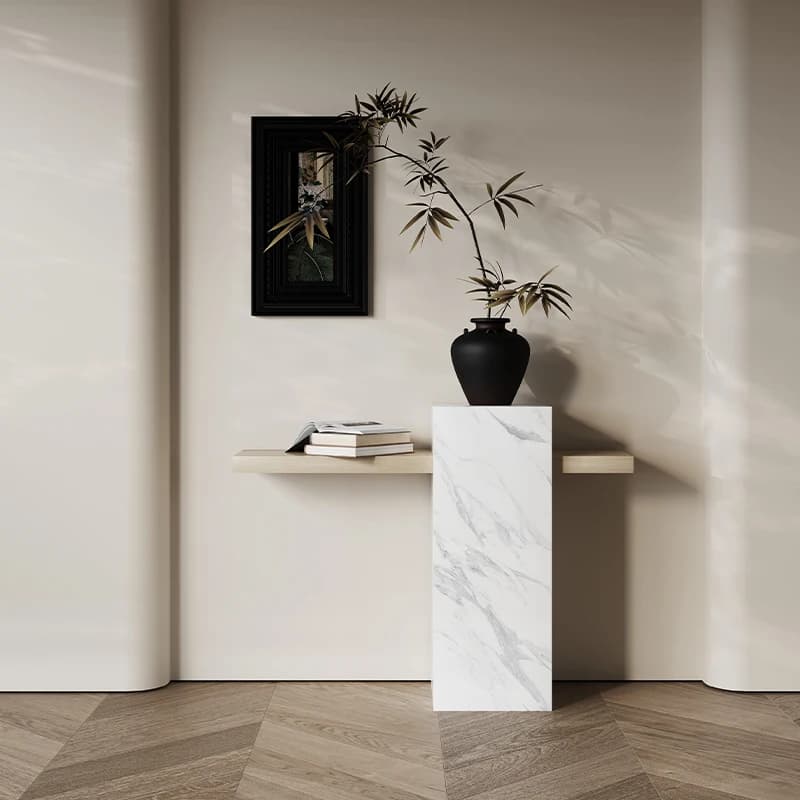 Tables de Console de couloir d'entrée, Design Simple, esthétique, tendance, Console de luxe moderne,