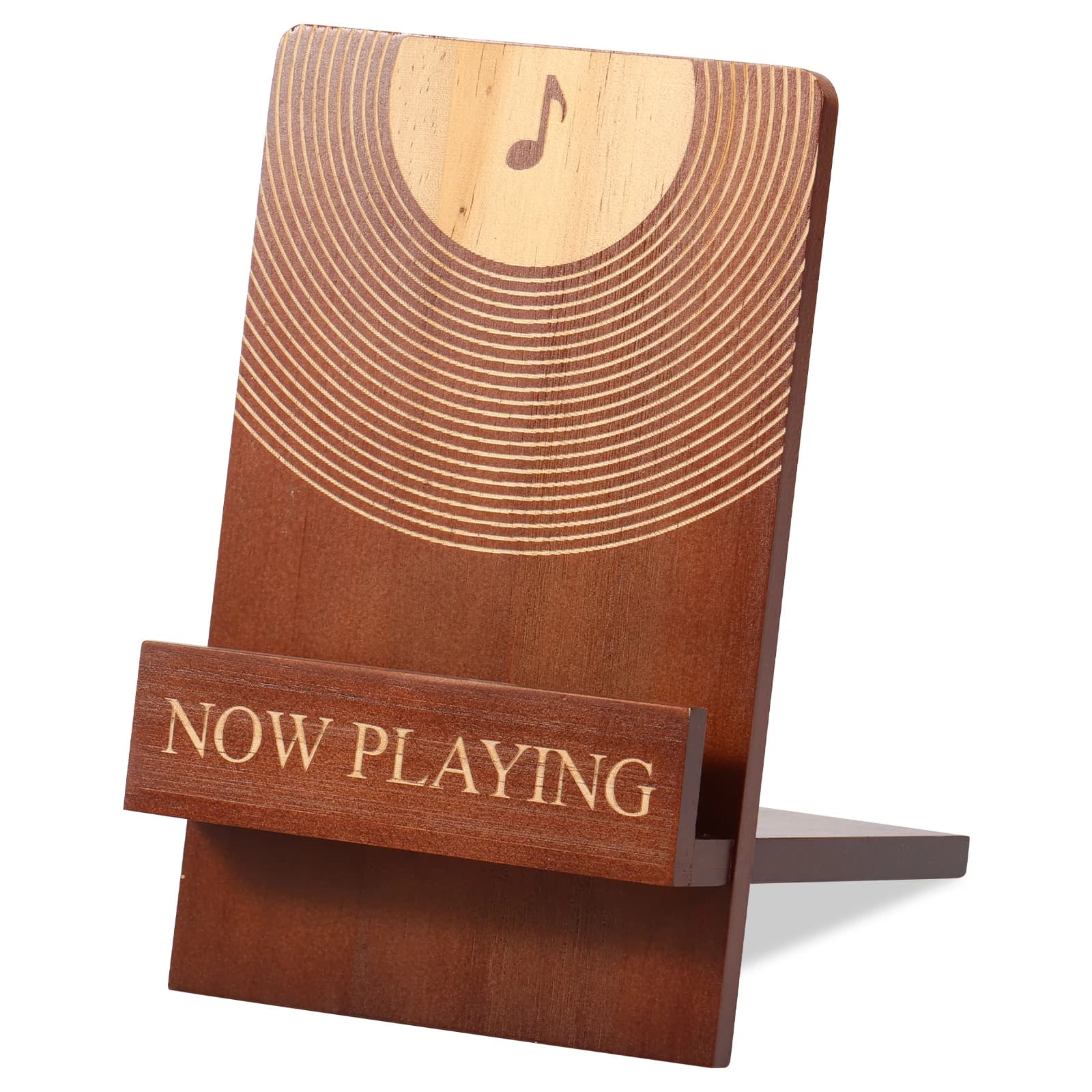 Maintenant jouer support de disque vinyle support de disque vinyle en bois support de disque Vintage