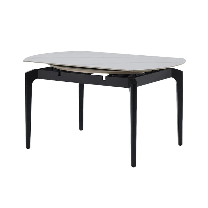 Table à manger moderne de luxe, ronde et rectangulaire en bois, imperméable, ensemble de Design rela