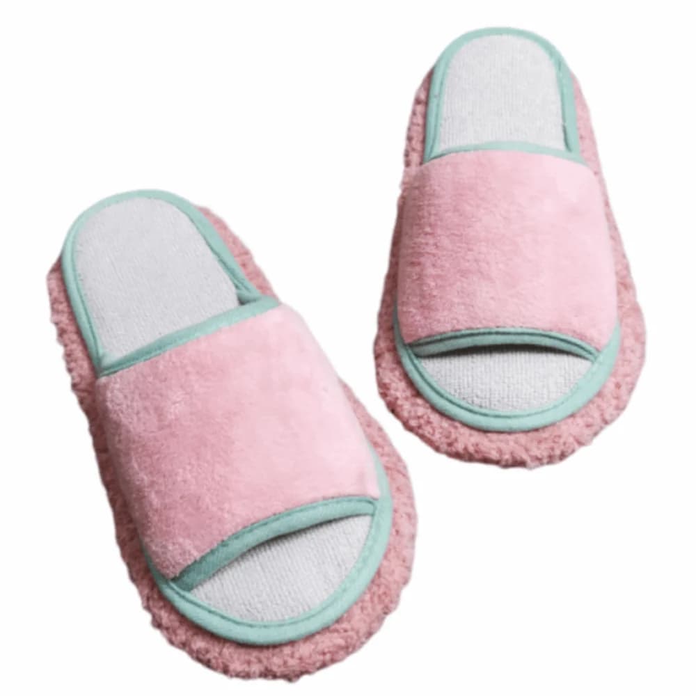 Pantoufles de vadrouille détachables en Microfibre, douces et lavables, pantoufles de nettoyage de s