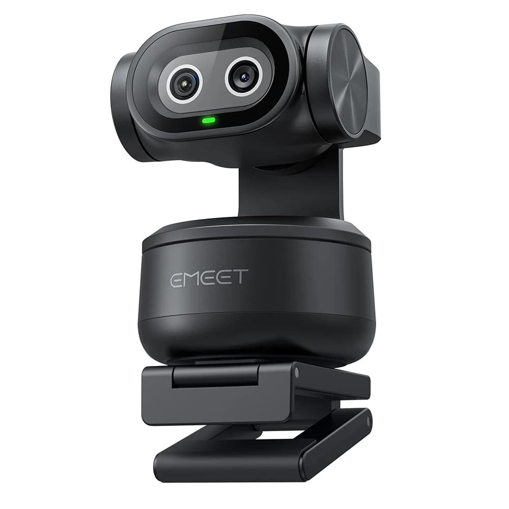 Webcam EMEET PIXY 2K, caméra PTZ à suivi IA avec contrôle gestuel et capteur Sony, webcam autofocus