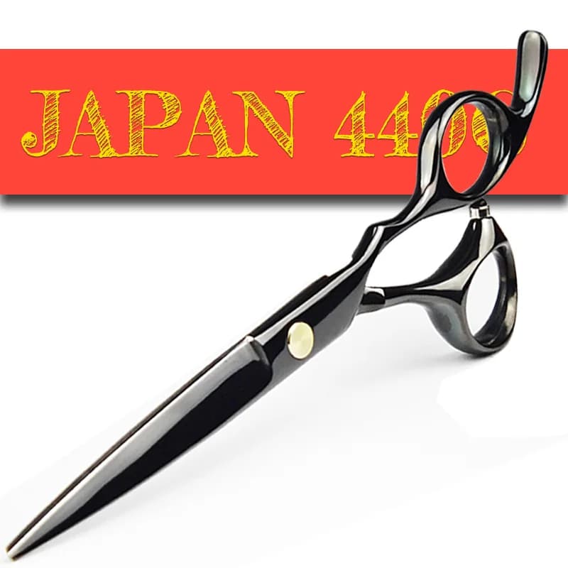 Ciseaux professionnels de barbier Qlating en titane japonais 440C, pour coiffeur 5.5 / 6.0, ciseaux