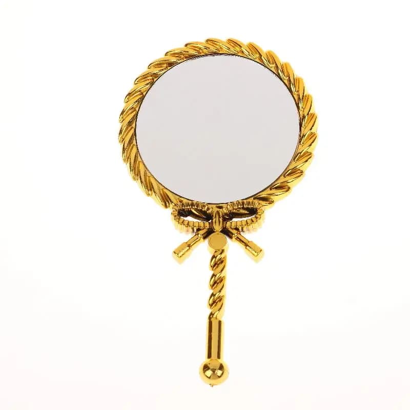 Miroir de maquillage à main rond miroir cosmétique Portable miroir européen européen pour Dressing u