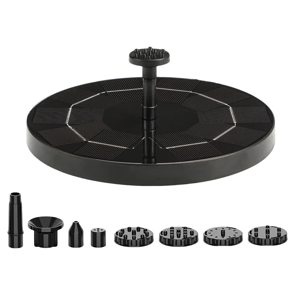 Fontaine solaire flottante, pompe à eau autoportante pour jardin extérieur, bassin, piscine