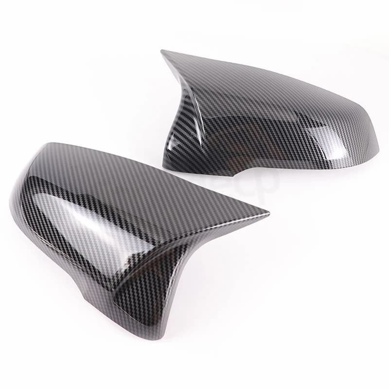 Couvercle de miroir en Fiber de carbone noir, 2 pièces, pour BMW X1 F48 X2 F39 Z4 G29 2 GT F45 F46 1