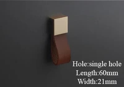 Poignées de meubles de Style européen, placard de cuisine, armoire, commode, porte, en cuir, or, lai
