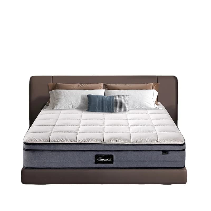 Matelas de lit Double pour hôtels, Style moderne, avec fonction de Massage, housse pliable en tissu