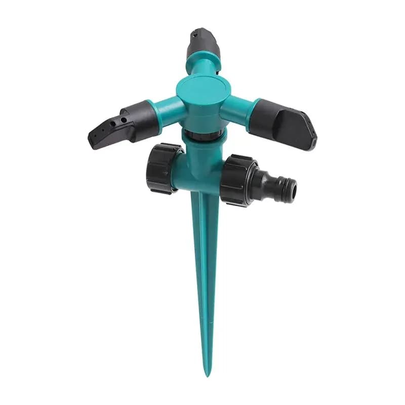 Arroseur de jardin rotatif à trois fourchettes, 1 pièce, arroseur de pelouse rotatif pour cour à 360
