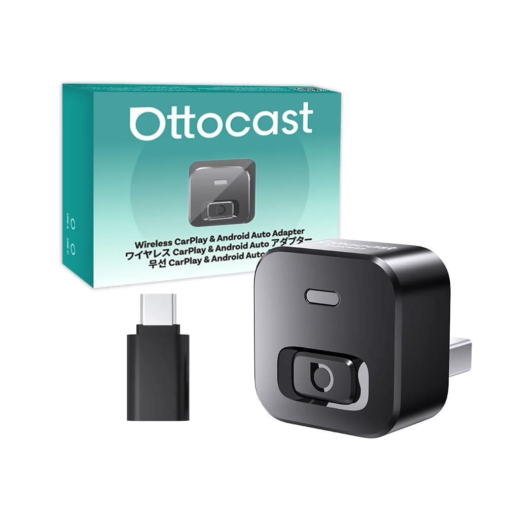 Adaptateur CarPlay sans fil OTTOCAST Cabin Care Baby Car Camera 1080P 150 ° Moniteur de siège arri