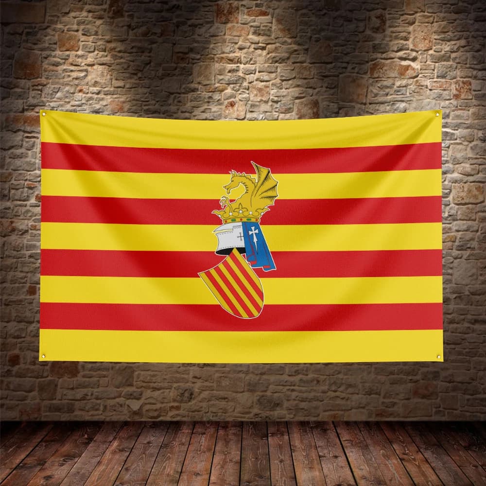 Drapeau espagnol de la Communauté valencienne, Espagne, pour la décoration
