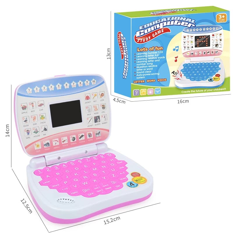 Machine d'apprentissage ordinateur portable enfant électronique langue préscolaire éducation jouets