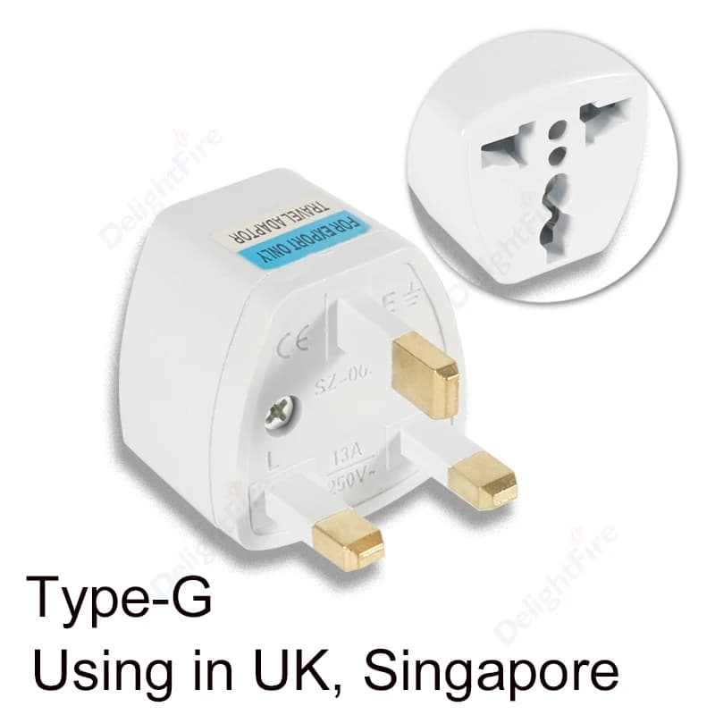 Adaptateur de prise universel UK, adaptateur secteur, convertisseur secteur, Euro européen vers brit