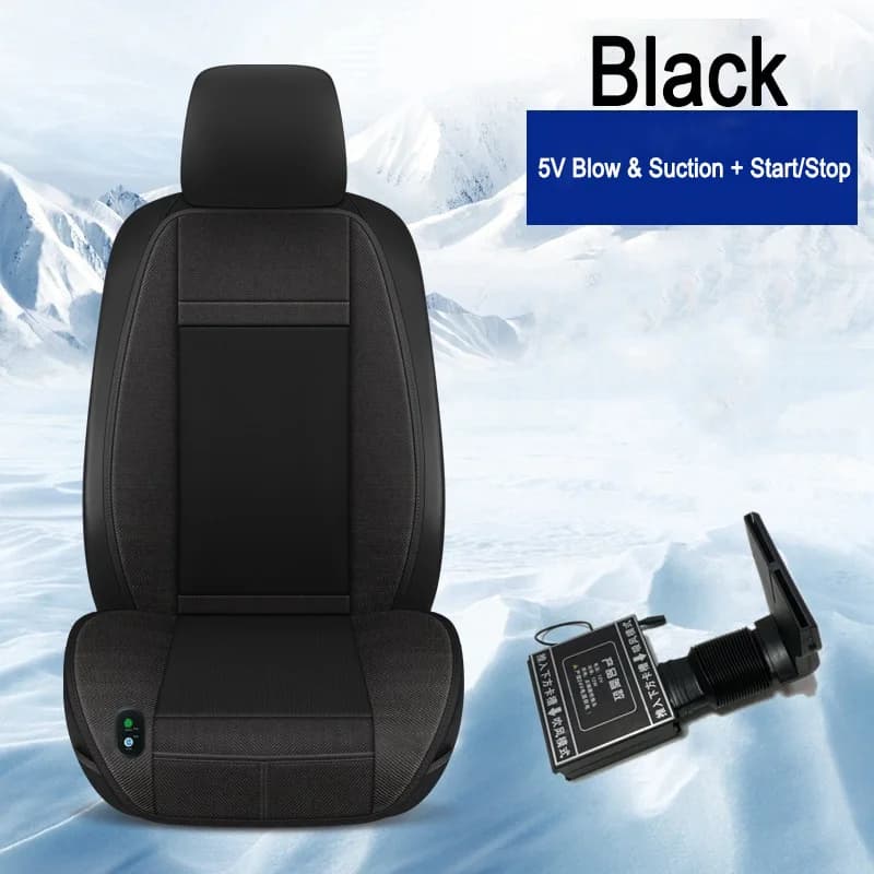 Coussin de siège de voiture climatisé et chauffant avec ventilation, ventilateur externe silencieux