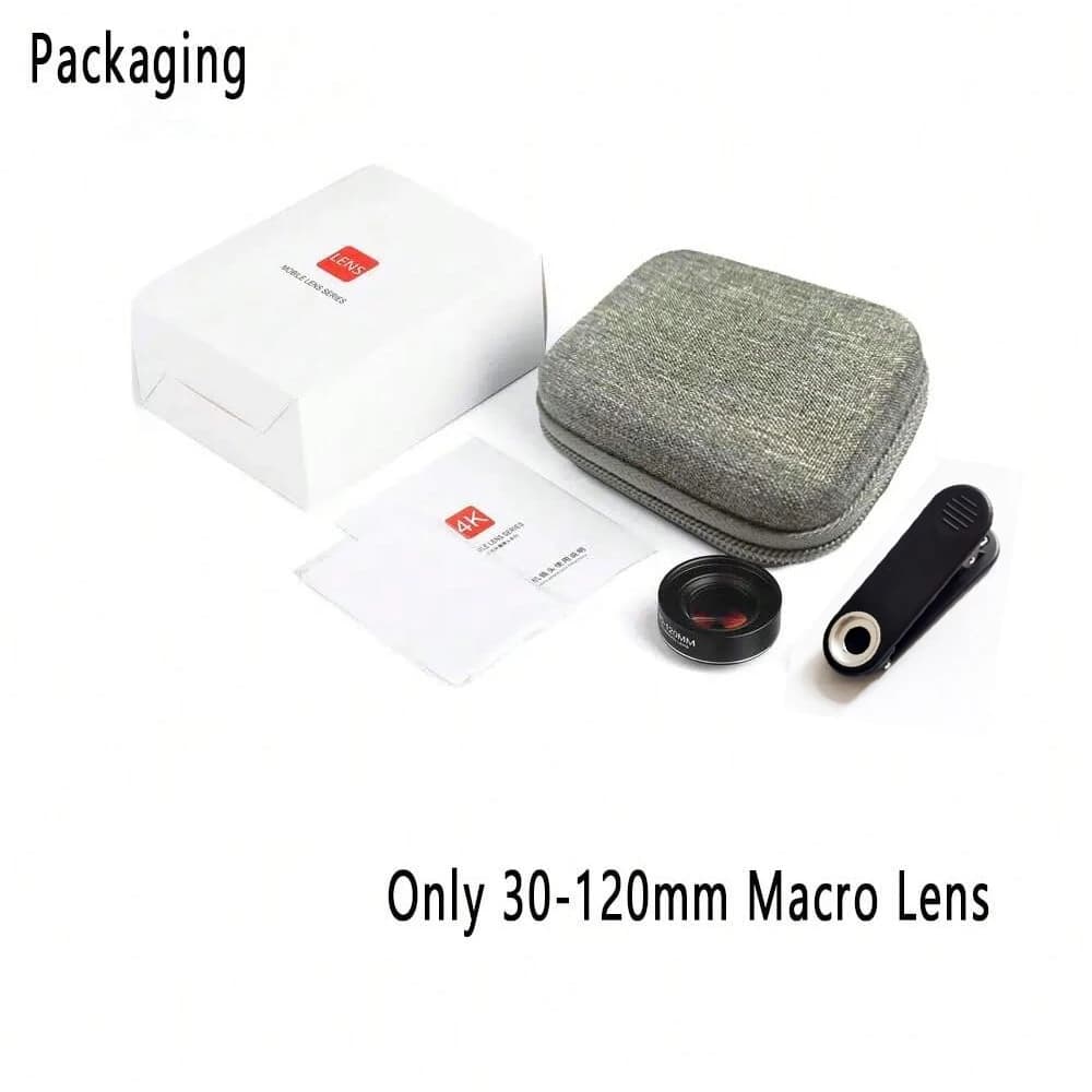 Kit d'objectif de téléphone professionnel 10x, Macro, prise de vue 3-12cm CPL + filtre étoile pour t