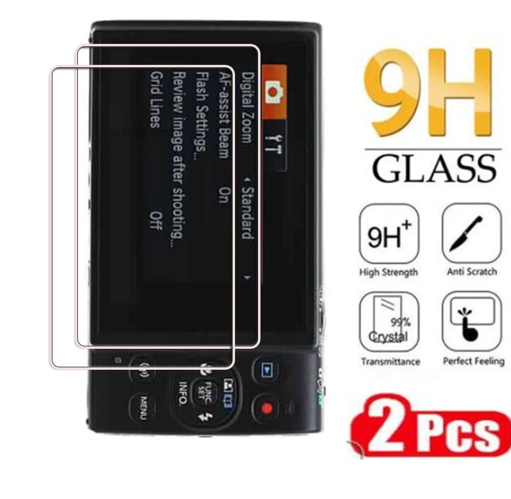 Protecteur d'écran LCD pour appareil photo Canon IXUS 285 IXY 650 265 HS, 2 pièces, verre trempé HD