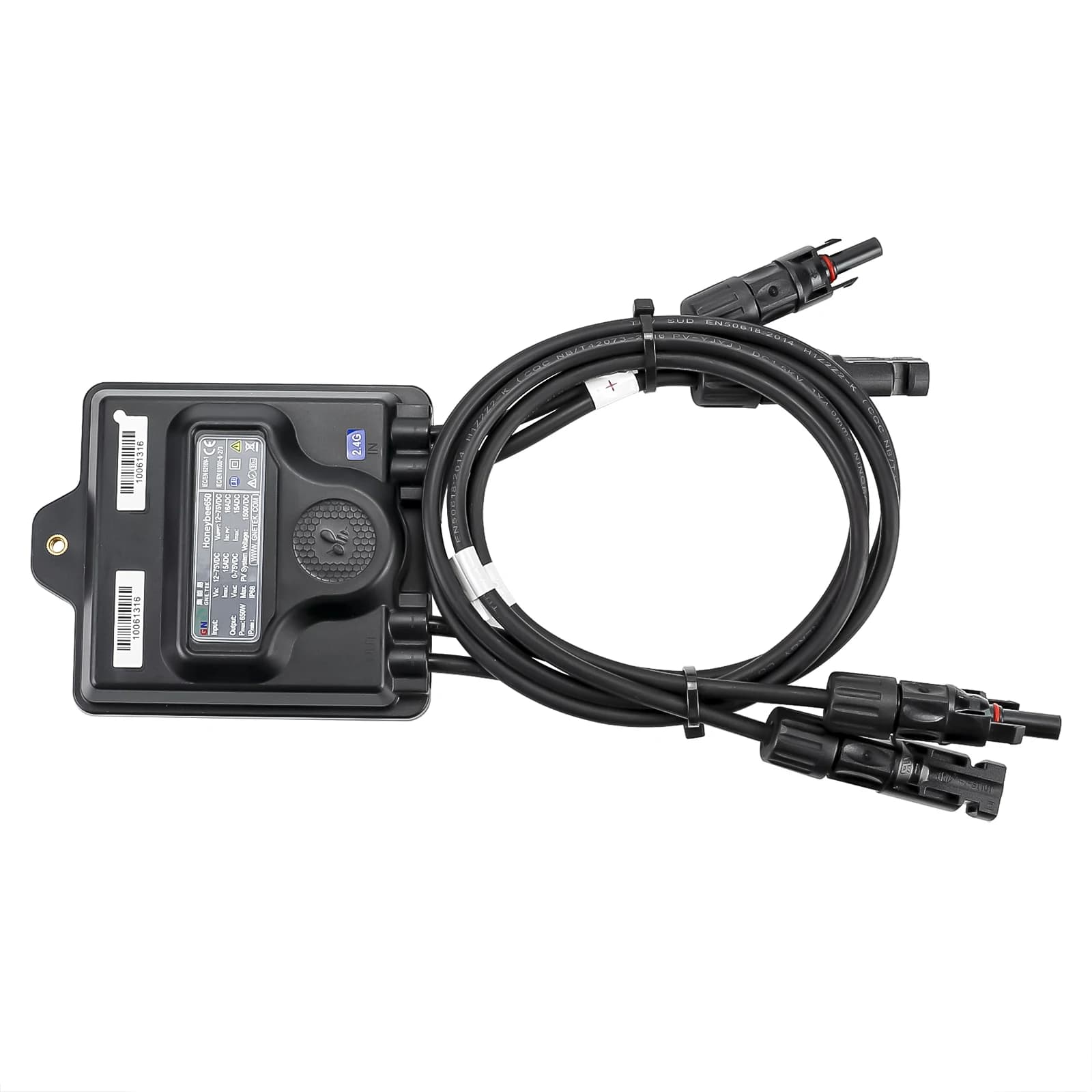 Optimiseur d'énergie PV MPPT 650W, avec surveillance de panneaux solaires en temps réel, entrée 12V-