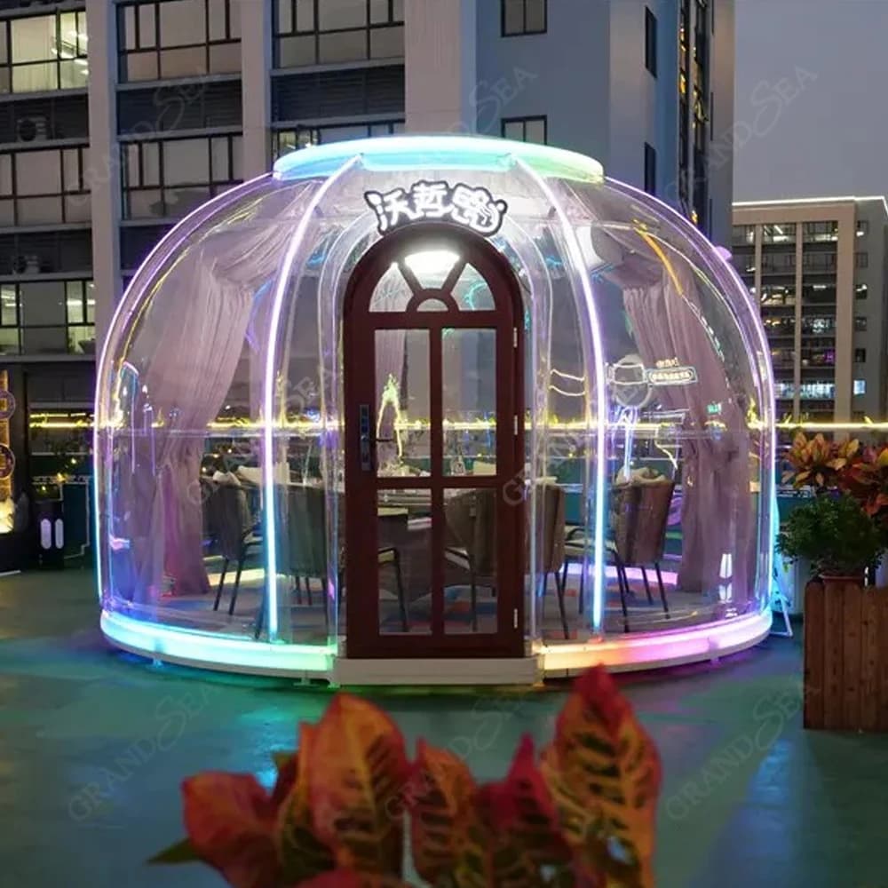 Dôme bulle de qualité supérieure en polycarbonate pour suite, maison, tente, ou maison-conteneur, id