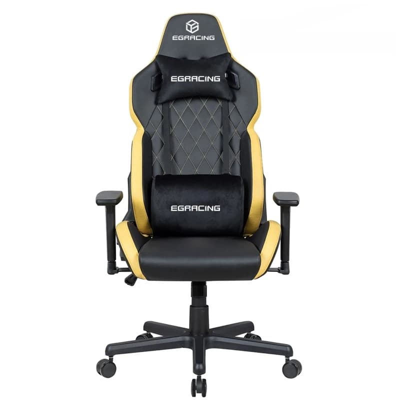 Chaise de jeu ergonomique confortable à dossier haut pivotante pour PC et jeux vidéo
